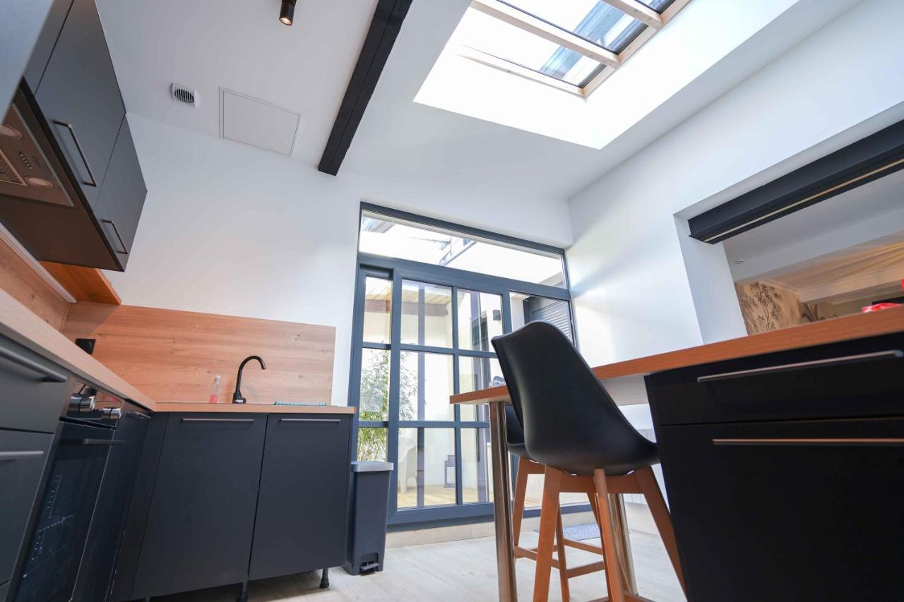 La Villa Berenice « Le Patio » En Coeur De Ville Saint-Amand-les-Eaux Ngoại thất bức ảnh